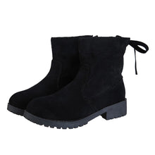 Load image into Gallery viewer, British Wind Suede Complex Valley Bare Boots Platform Women&#39;s Boots Ankle Boots